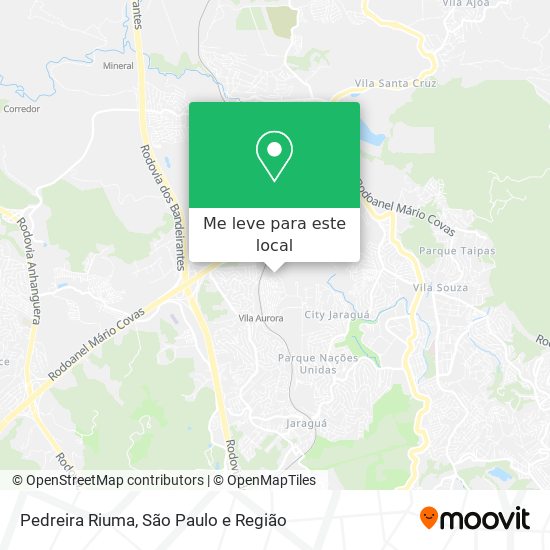 Pedreira Riuma mapa