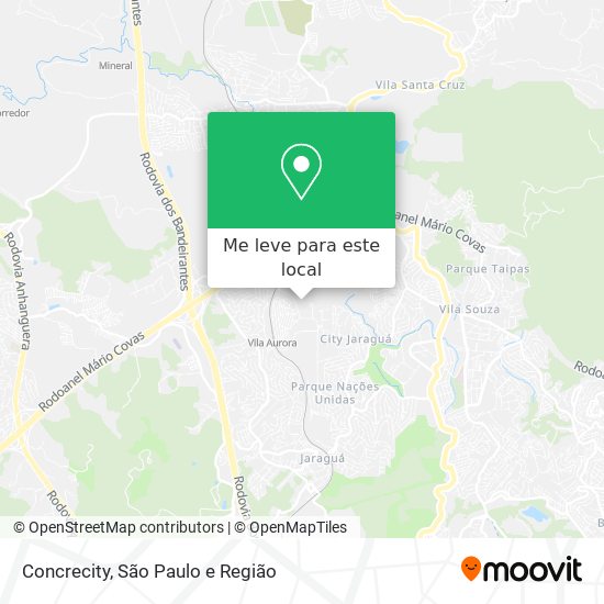 Concrecity mapa