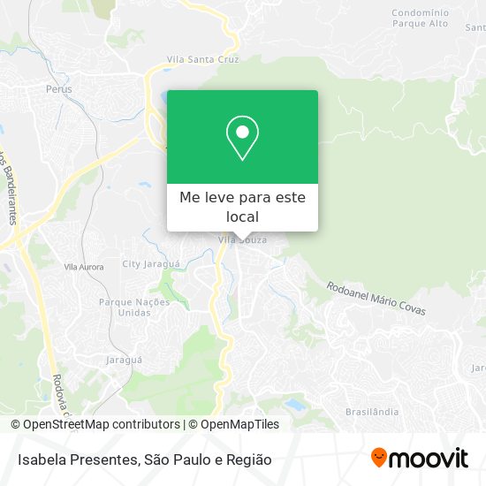 Isabela Presentes mapa