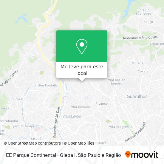 EE Parque Continental - Gleba I mapa