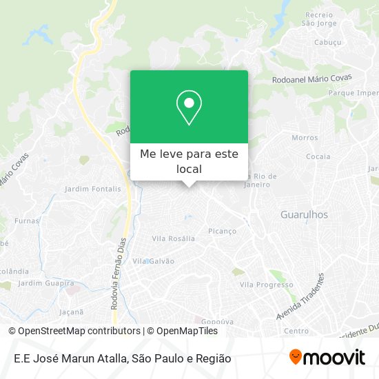 E.E José Marun Atalla mapa