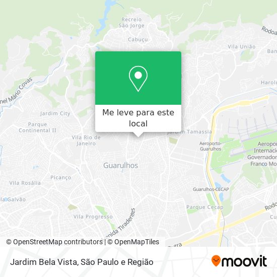 Jardim Bela Vista mapa