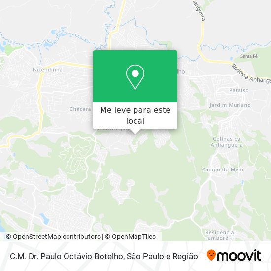 C.M. Dr. Paulo Octávio Botelho mapa