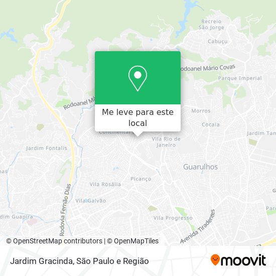 Jardim Gracinda mapa