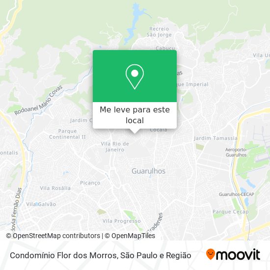 Condomínio Flor dos Morros mapa
