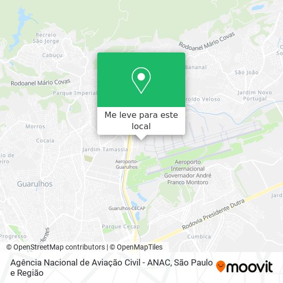 Agência Nacional de Aviação Civil - ANAC mapa