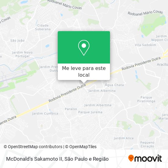 McDonald's Sakamoto II mapa