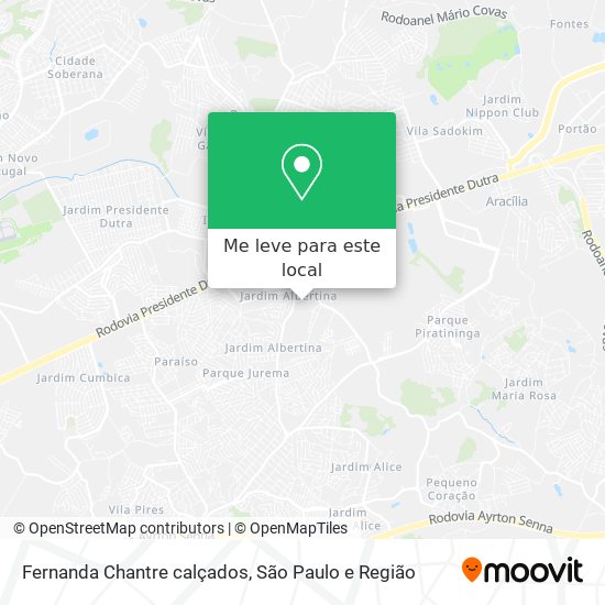 Fernanda Chantre calçados mapa