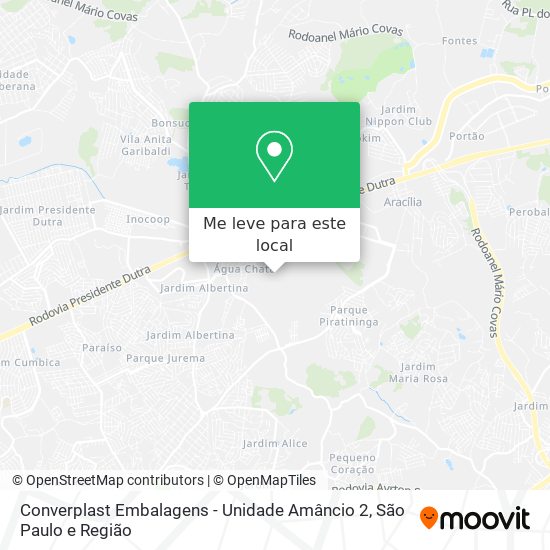 Converplast Embalagens - Unidade Amâncio 2 mapa