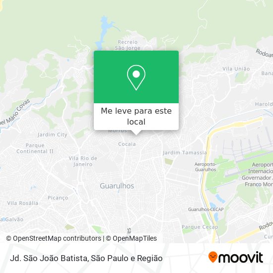 Jd. São João Batista mapa