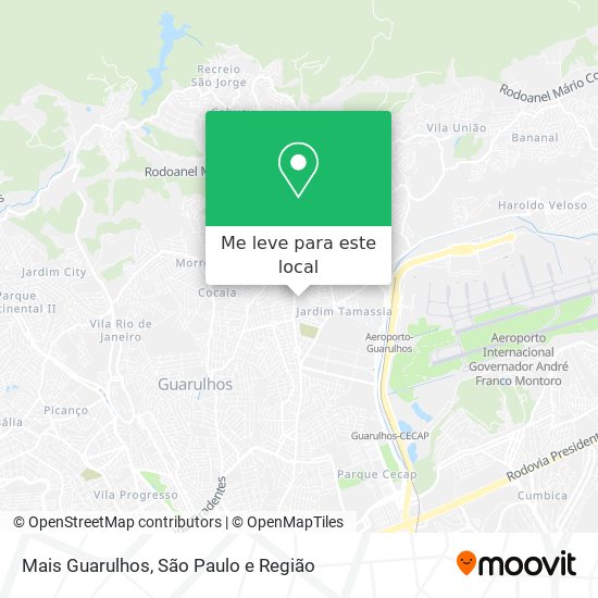Mais Guarulhos mapa