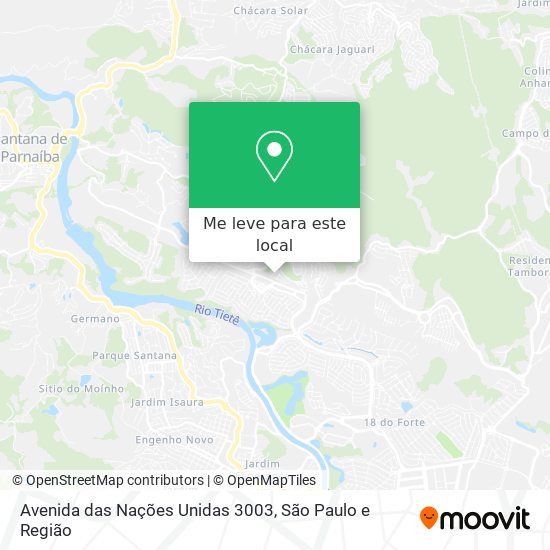 Avenida das Nações Unidas 3003 mapa