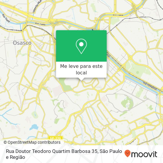 Rua Doutor Teodoro Quartim Barbosa 35 mapa