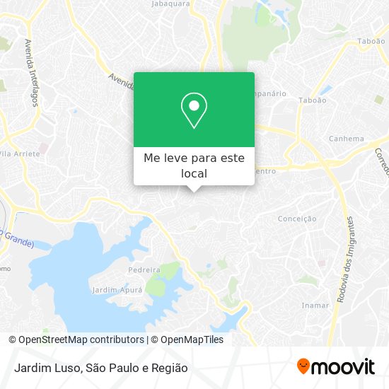Jardim Luso mapa