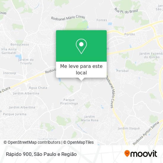 Rápido 900 mapa
