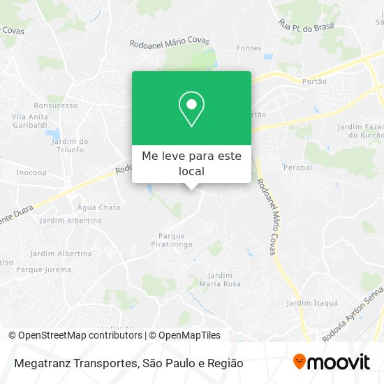 Megatranz Transportes mapa