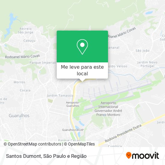 Santos Dumont mapa