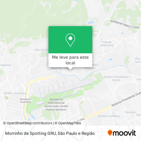 Morrinho de Spotting GRU mapa