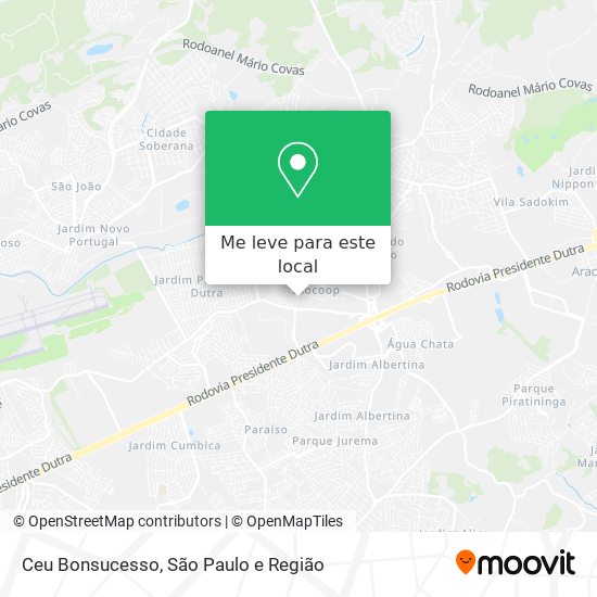 Ceu Bonsucesso mapa