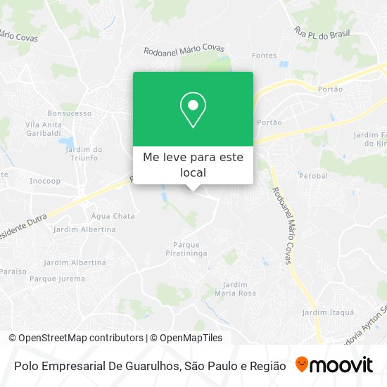 Polo Empresarial De Guarulhos mapa