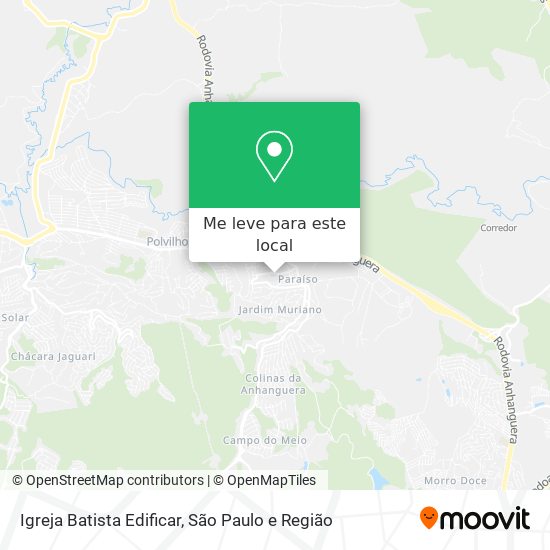 Igreja Batista Edificar mapa