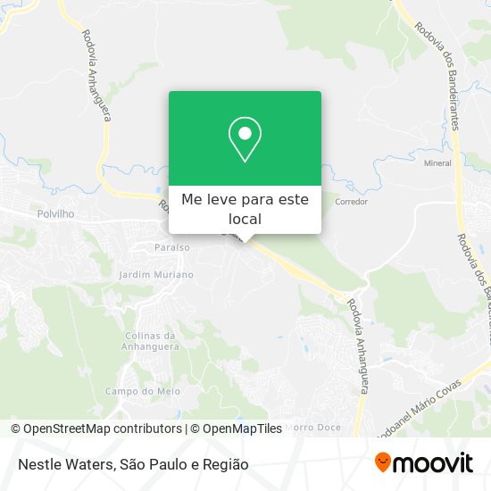 Nestle Waters mapa