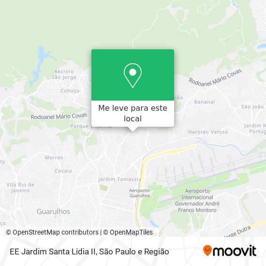EE Jardim Santa Lidia II mapa
