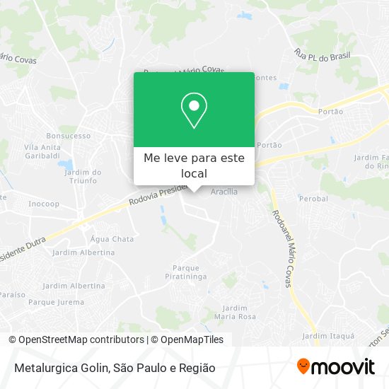 Metalurgica Golin mapa