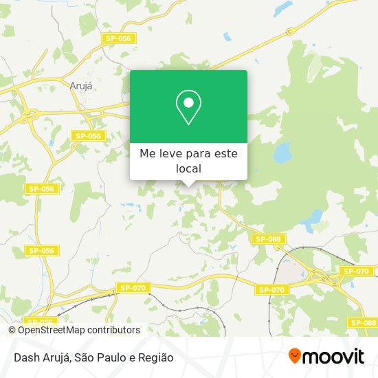 Dash Arujá mapa