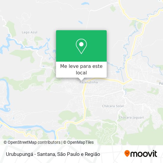 Urubupungá - Santana mapa