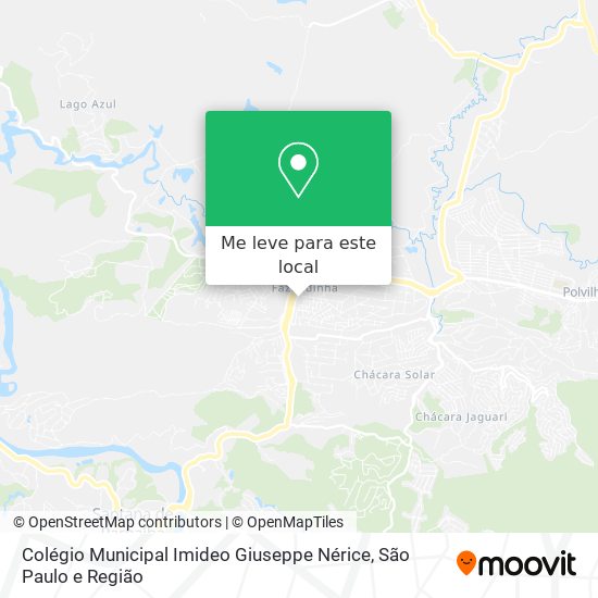 Colégio Municipal Imideo Giuseppe Nérice mapa