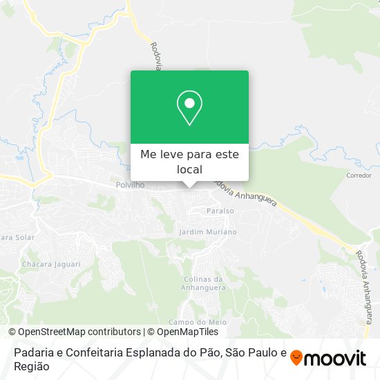 Padaria e Confeitaria Esplanada do Pão mapa