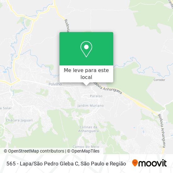 565 - Lapa/São Pedro Gleba C mapa