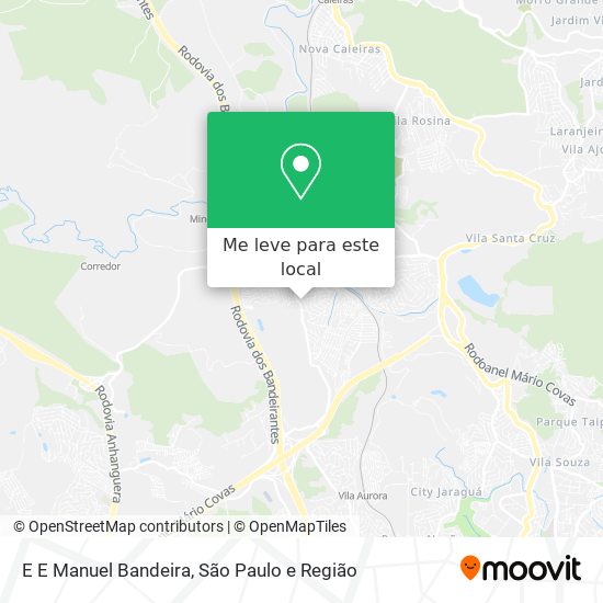 E E Manuel Bandeira mapa