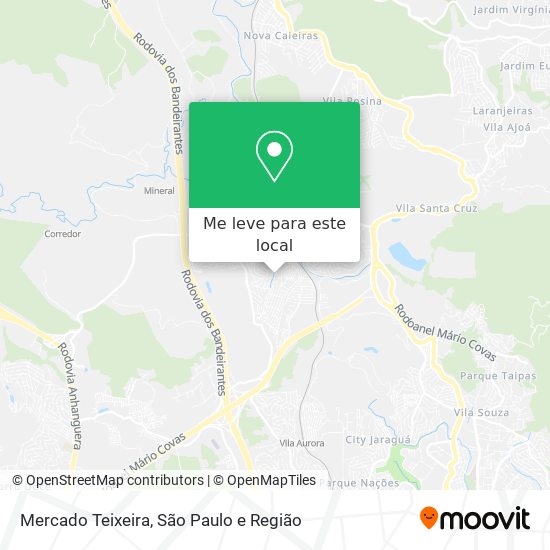 Mercado Teixeira mapa