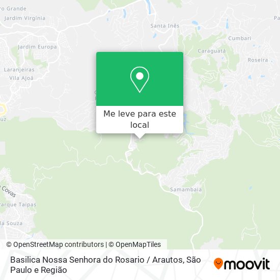 Basilica Nossa Senhora do Rosario / Arautos mapa