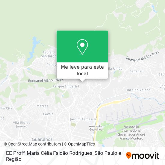 EE Profª Maria Célia Falcão Rodrigues mapa