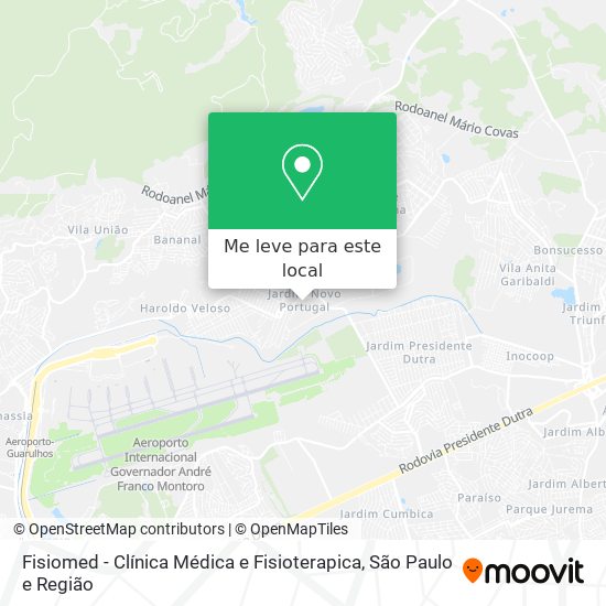 Fisiomed - Clínica Médica e Fisioterapica mapa