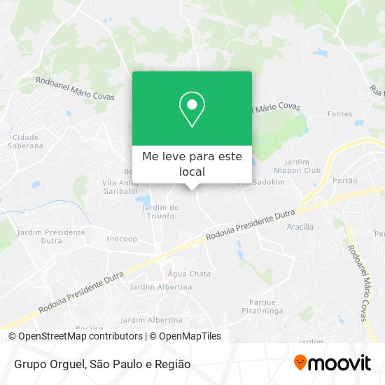 Grupo Orguel mapa