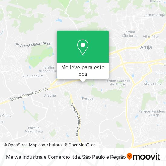 Meiwa Indústria e Comércio ltda mapa
