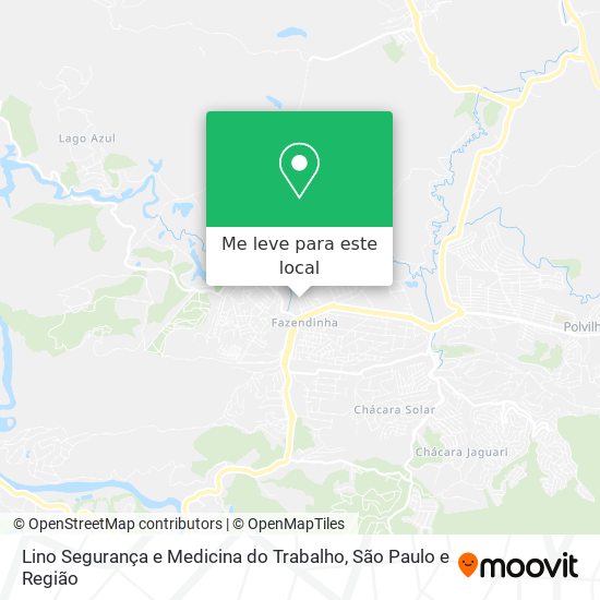 Lino Segurança e Medicina do Trabalho mapa