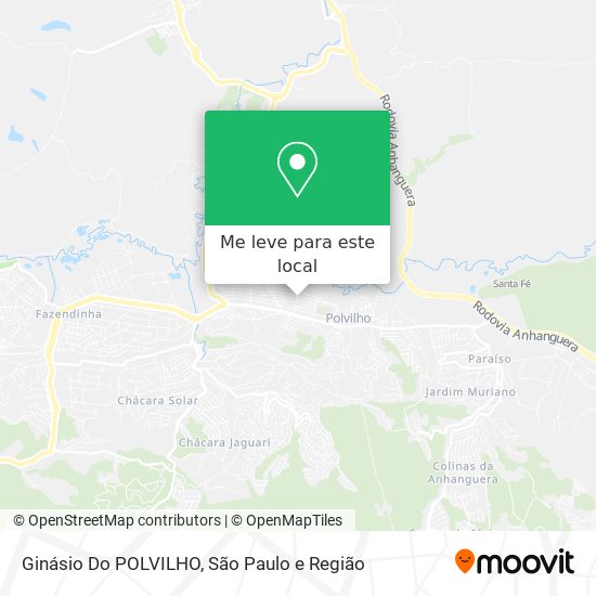 Ginásio Do POLVILHO mapa