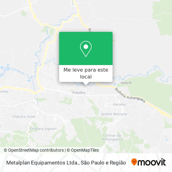 Metalplan Equipamentos Ltda. mapa