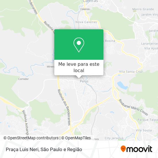 Praça Luis Neri mapa