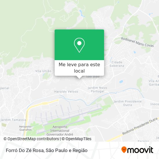 Forró Do Zé Rosa mapa