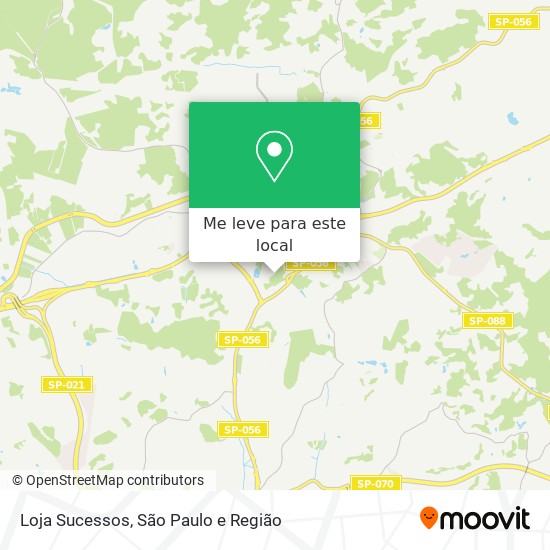 Loja Sucessos mapa