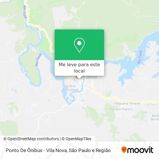 Ponto De Ônibus - Vila Nova mapa