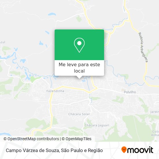 Campo Várzea de Souza mapa