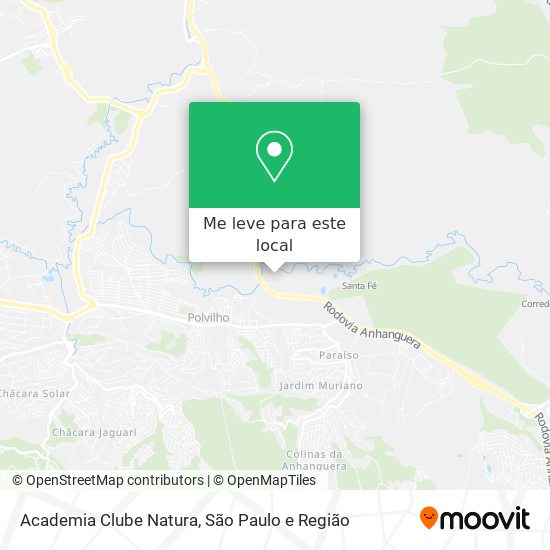 Academia Clube Natura mapa