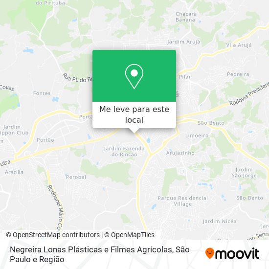 Negreira Lonas Plásticas e Filmes Agrícolas mapa